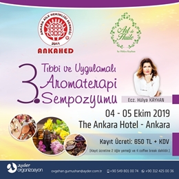 3- Tıbbi ve Uygulamalı Aromaterapi Sempozyumu