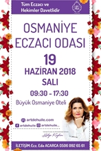 OSMANİYE ECZACI ODASI EĞİTİMİ