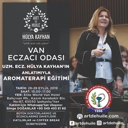 Van Eczacı Odası Aromaterapi Eğitimi
